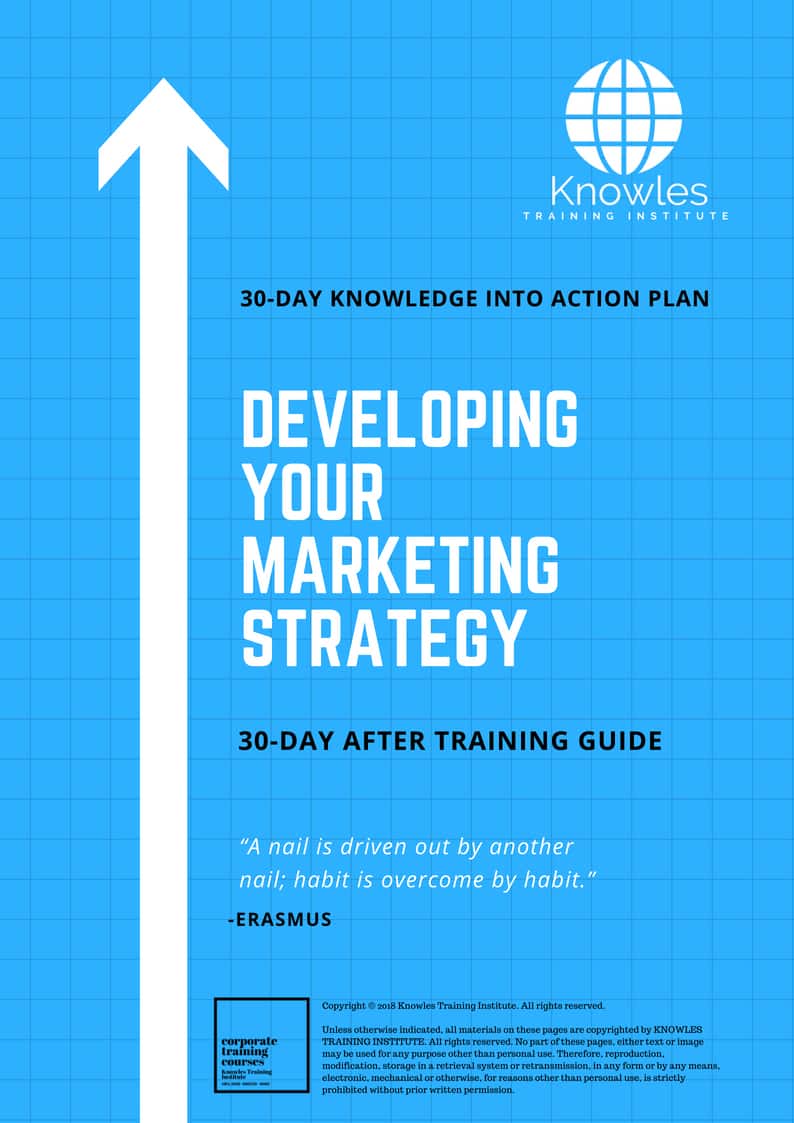 Developing Your Marketing Strategy 30-Day Action Plan