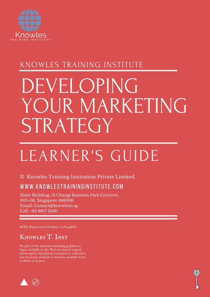Developing Your Marketing Strategy Learner’s Guide