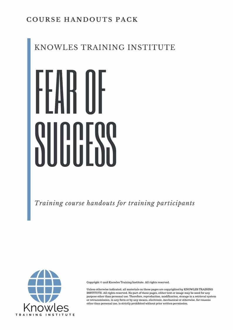 Fear of Success Course Handouts