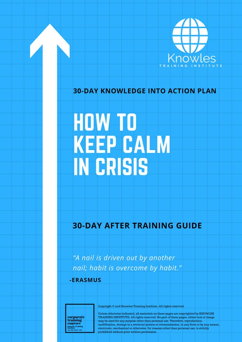 How to Keep Calm In A Crisis 30-Day Action Plan