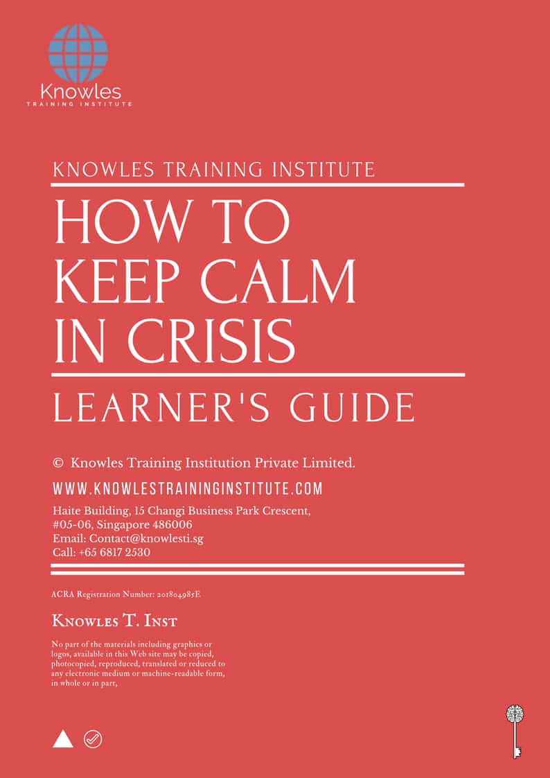 How to Keep Calm In A Crisis Learner’s Guide