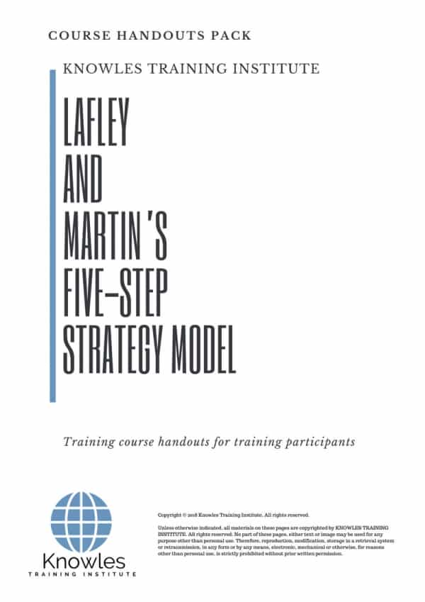 Lafley And Martins Five Step Strategy Model Training Course In