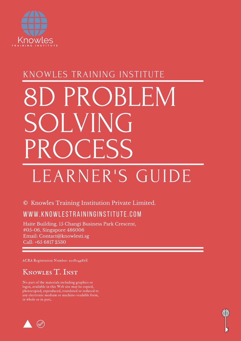 Learner’s Guide For 8D Problem Solving Process