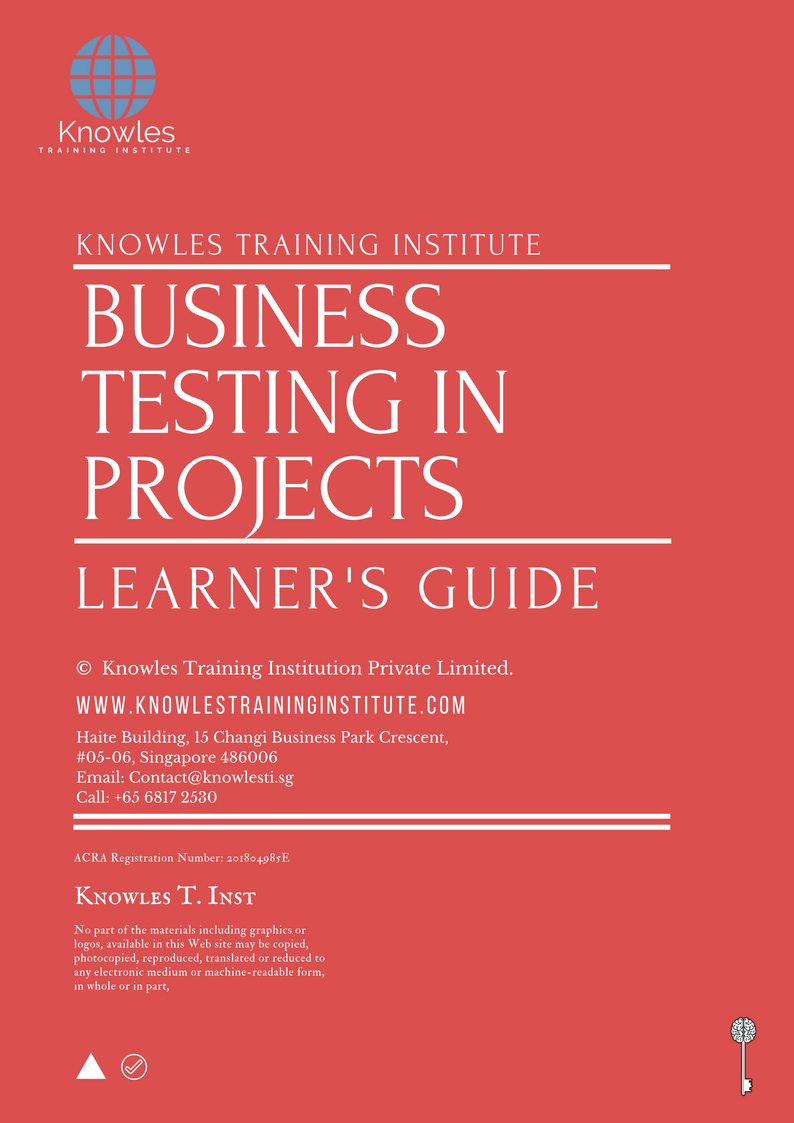 Learner’s Guide For Business Testing In Projects