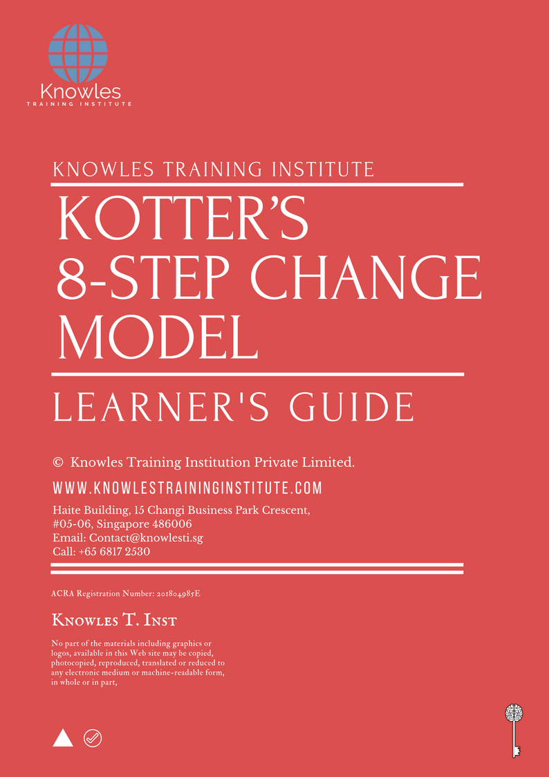 Learner’s Guide For Kotter’S 8-Step Change