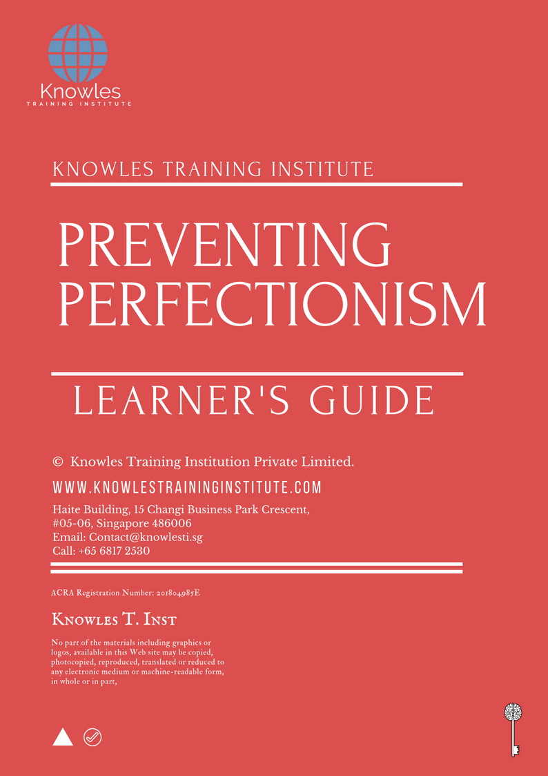 Learner’s Guide For Preventing Perfectionism