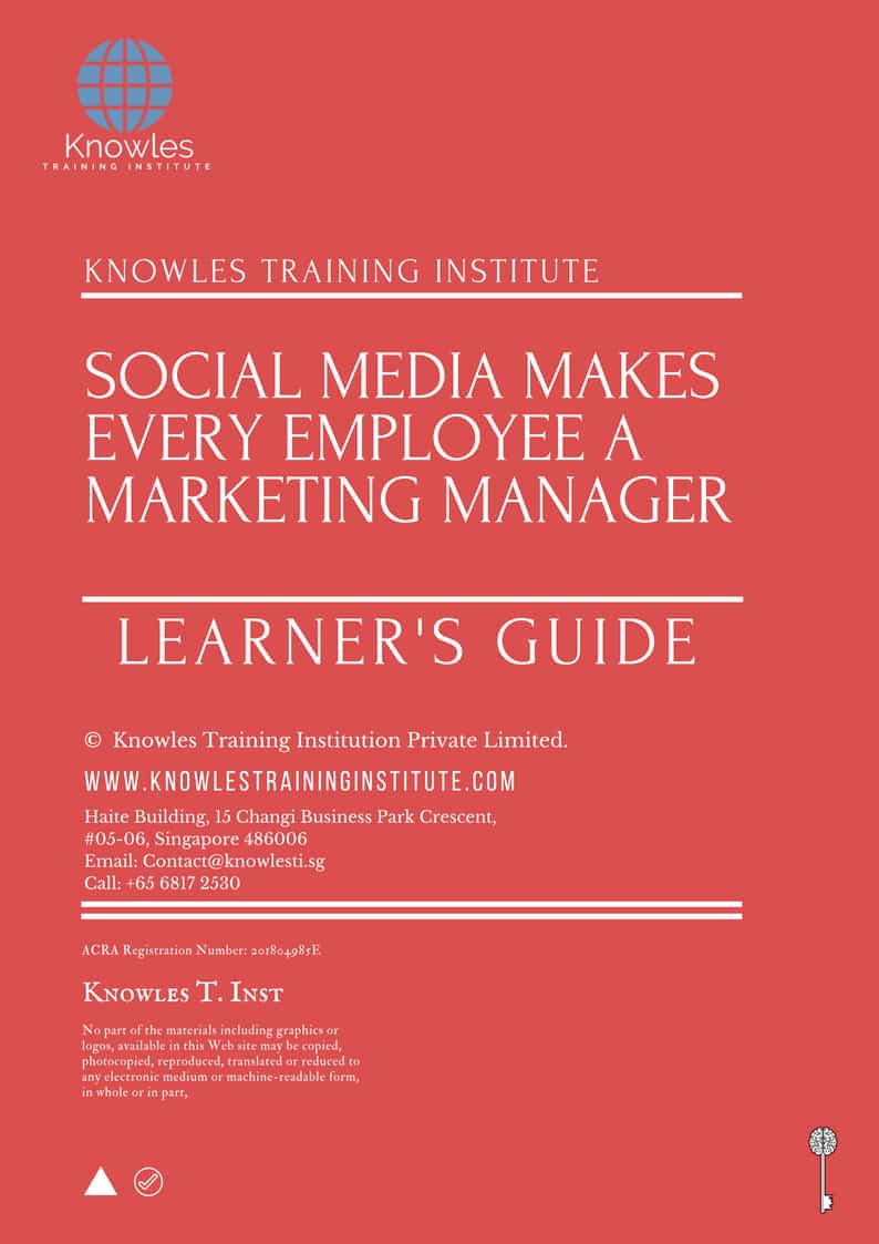 Learner’s Guide For Social Media Makes Every Employee A Marketing Manager
