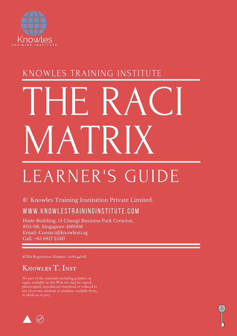 Learner’s Guide For The Raci Matrix