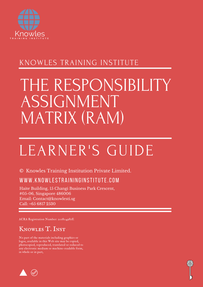 Learner’s Guide For The Responsibility Assignment Matrix (Ram)