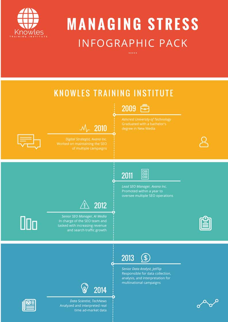 Managing Stress Infographics Pack
