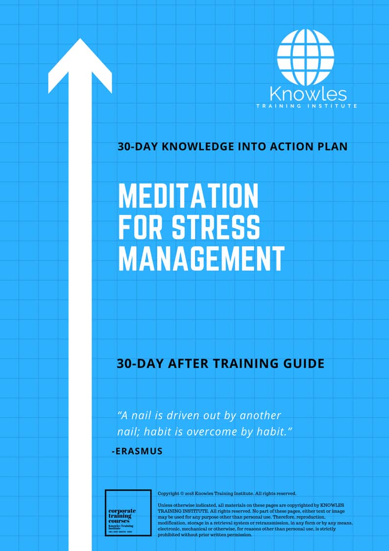 Meditation For Stress Management 30-Day Action Plan