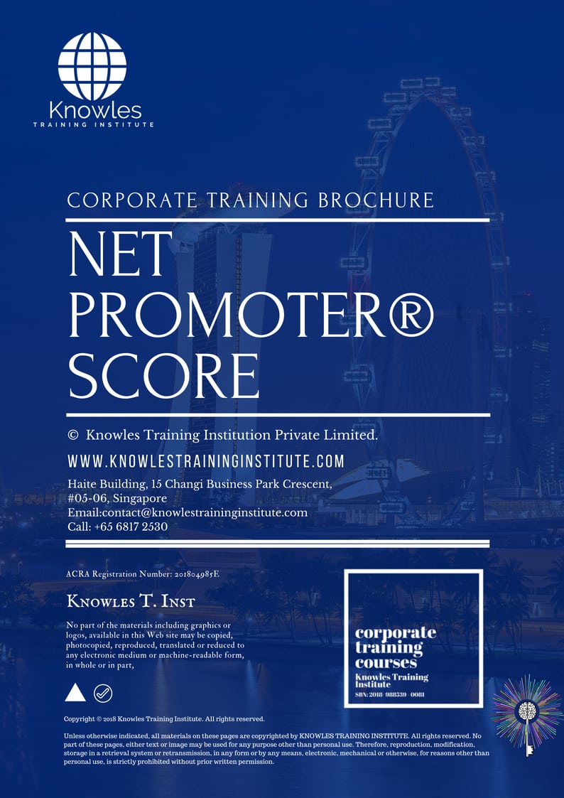Net Promoter® Score Course Brochure