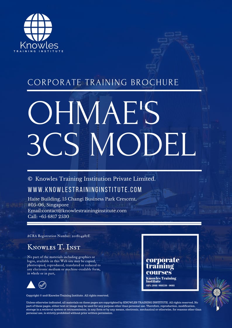 Ohmae’S 3Cs Model Course Brochure