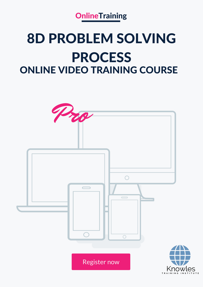 Online Video Course For 8D Problem Solving Process