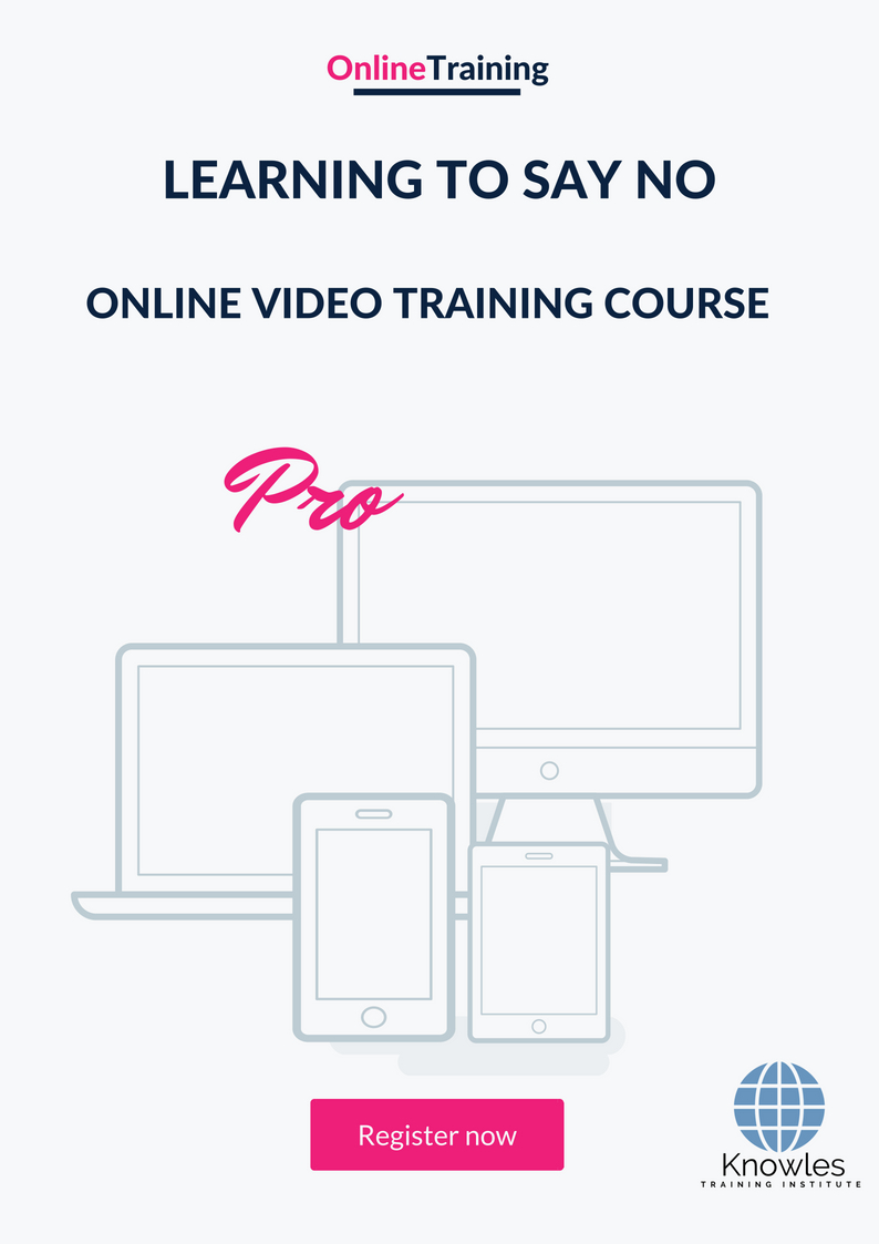 Online Video Course For Learning To Say No