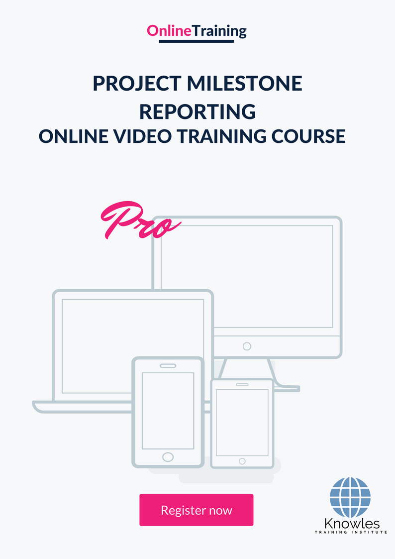 Online Video Course For Project Milestone Reporting