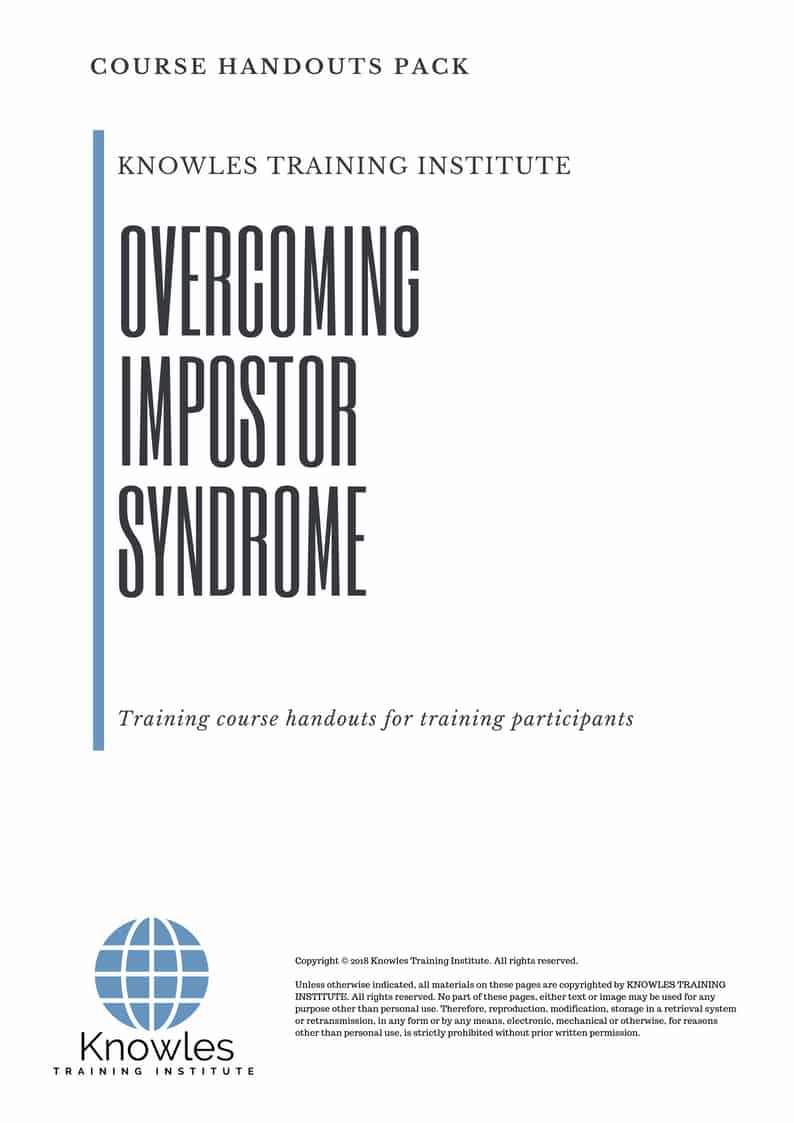 Overcoming Impostor Syndrome Course Handouts