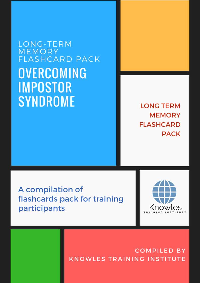 Overcoming Impostor Syndrome Long-Term Memory Flashcards Pack