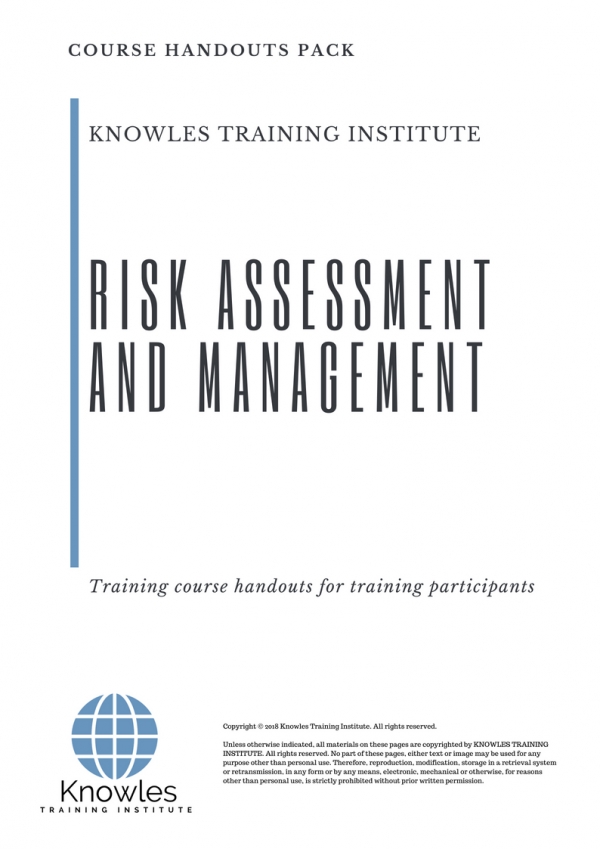 Risk Assessment And Management Training Course In Singapore - Knowles ...