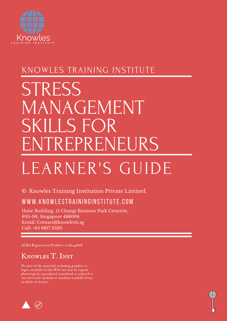 Stress Management Skills For Entrepreneurs Learner’s Guide