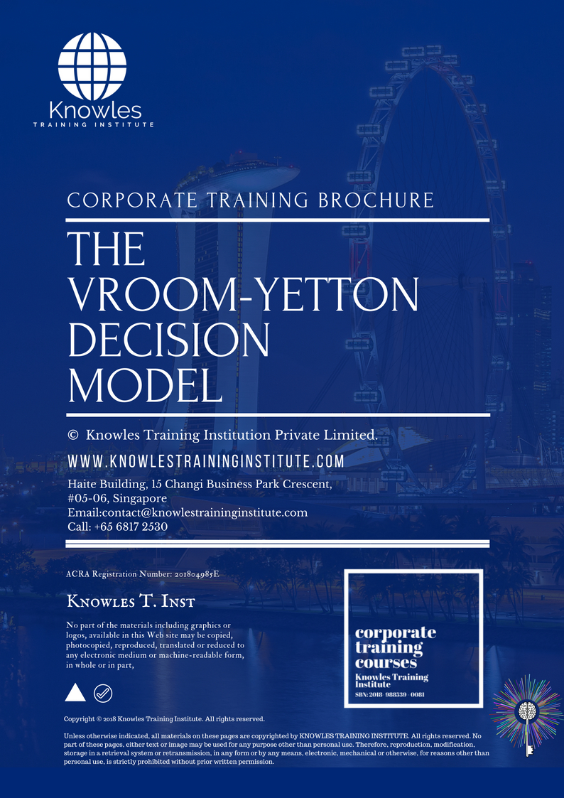 The Vroom-Yetton Decision Model Course Brochure