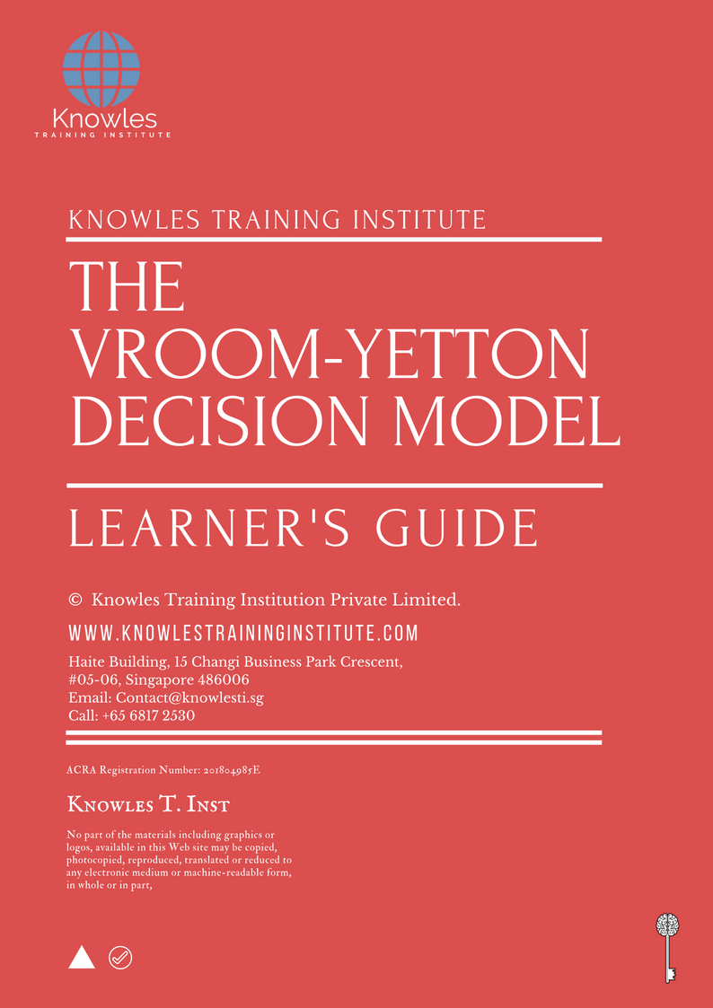 The Vroom-Yetton Decision Model Learner’s Guide