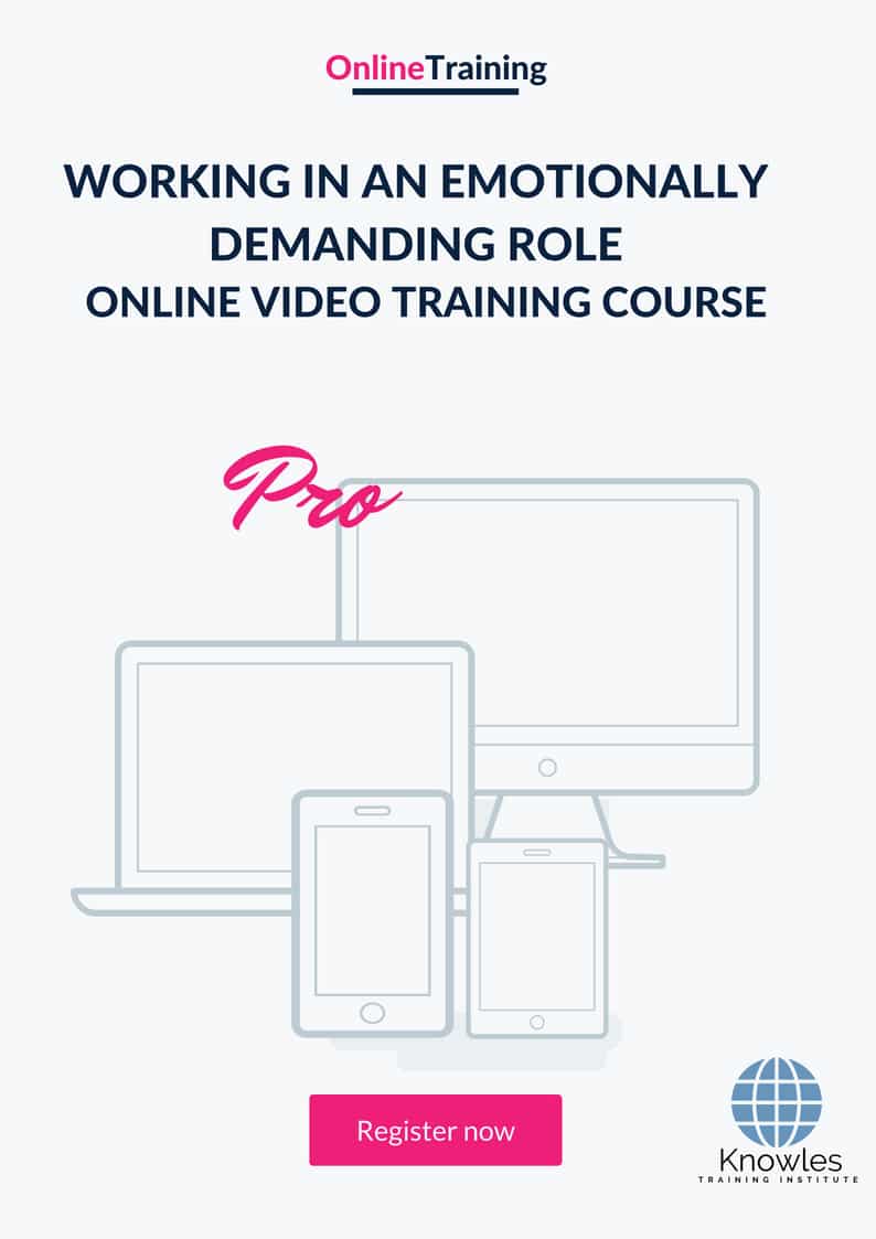 Working In An Emotionally Demanding Role Online Video Course