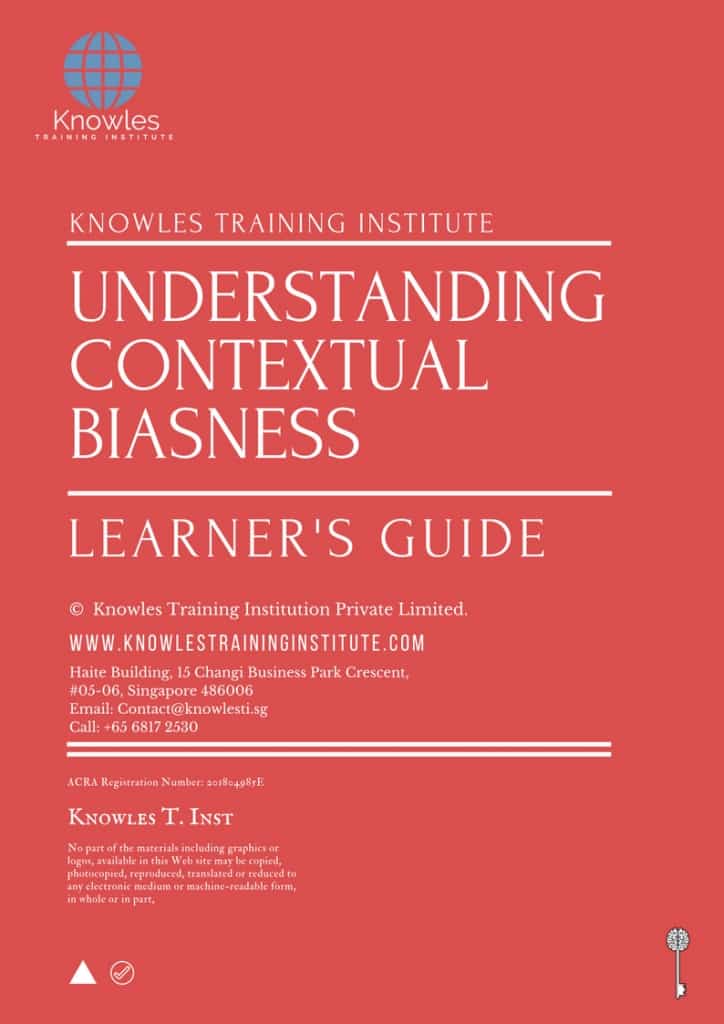Understanding Contextual Biasness Training Course Learner’s Guide