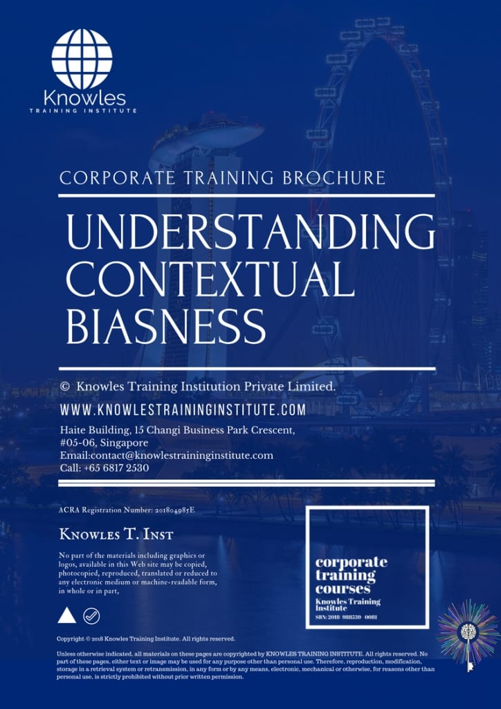 Understanding Contextual Biasness Training Course Brochure