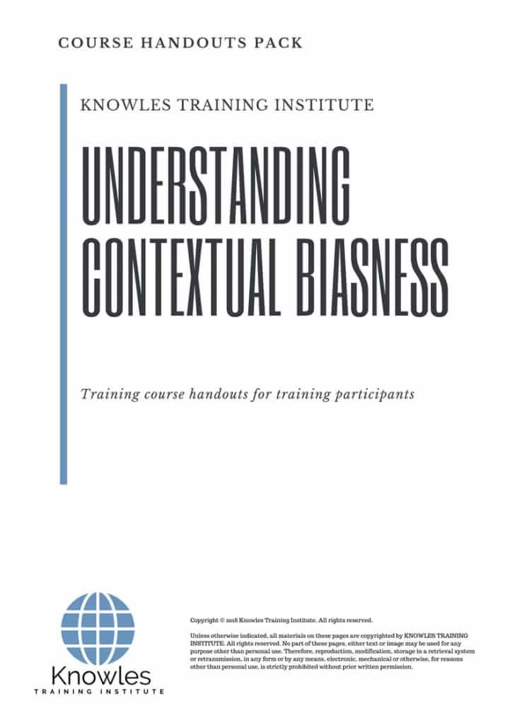 Understanding Contextual Biasness Course Handouts