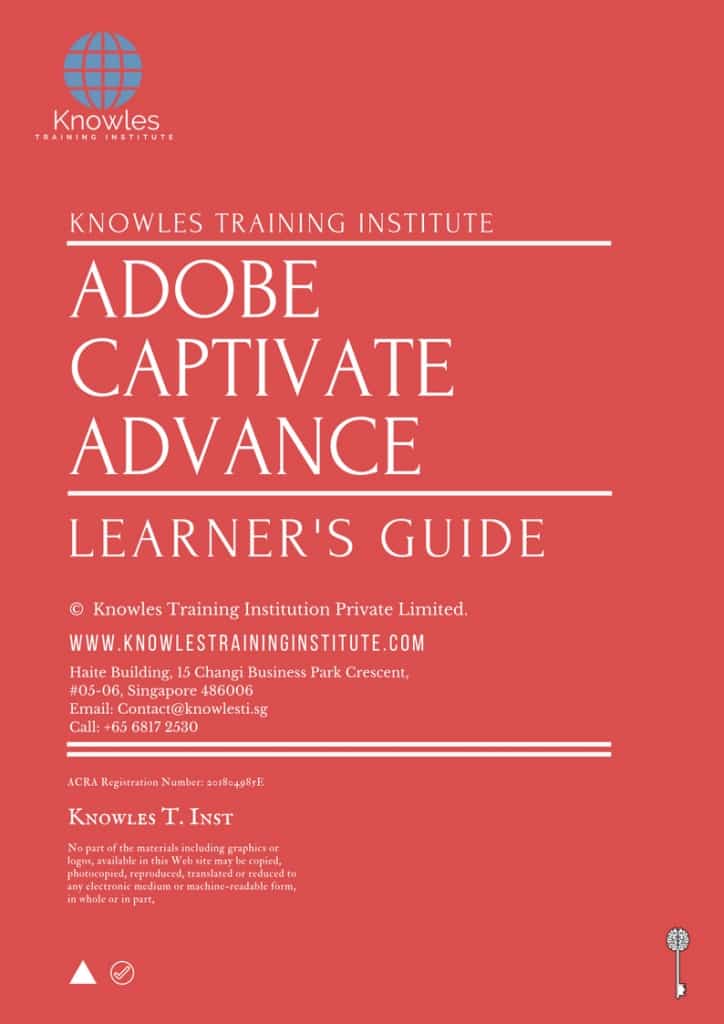 Adobe Captivate Advance Training Course Learner’s Guide