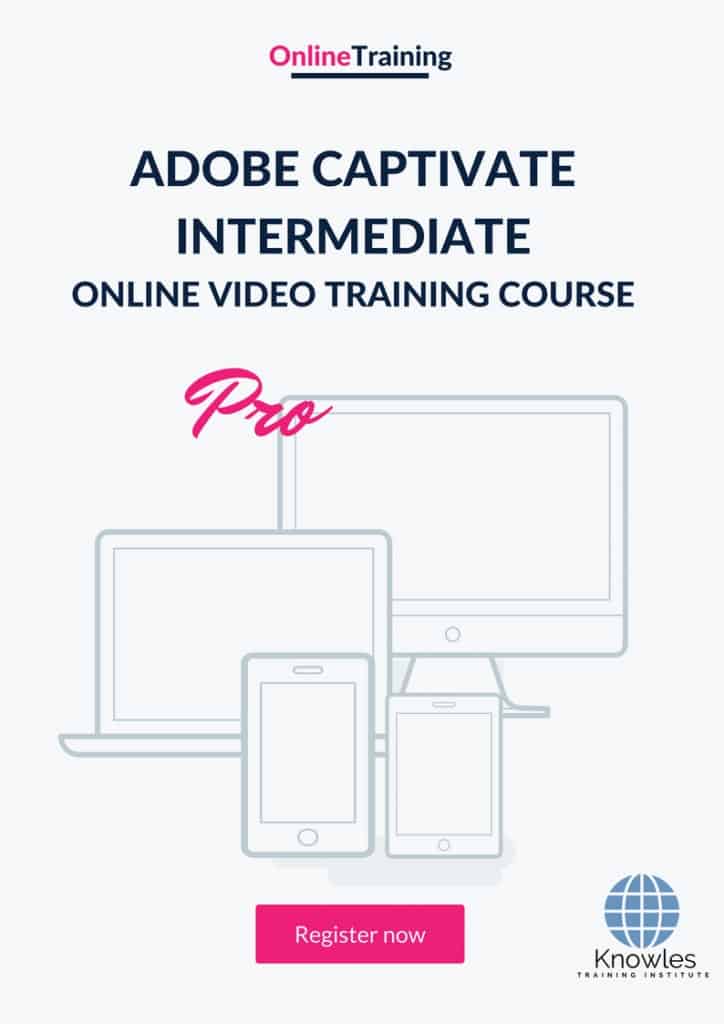 Adobe Captivate Intermediate Online Training Video Course