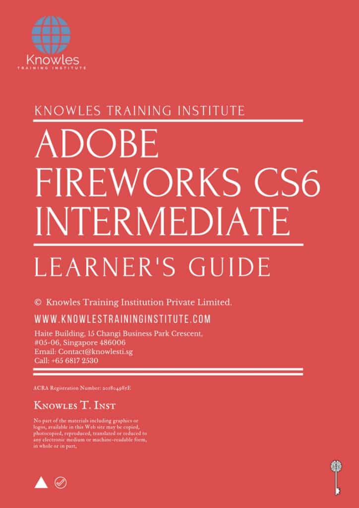 Adobe Fireworks Cs6 Intermediate Training Course Learner’s Guide