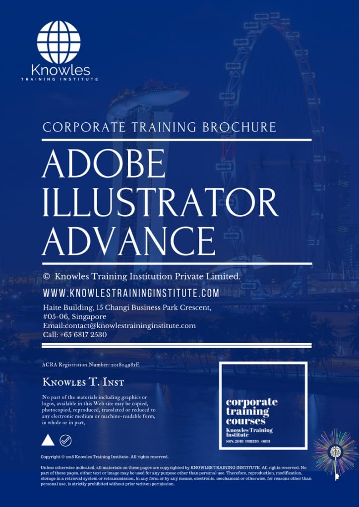 Adobe Illustrator Advance Training Course Brochure