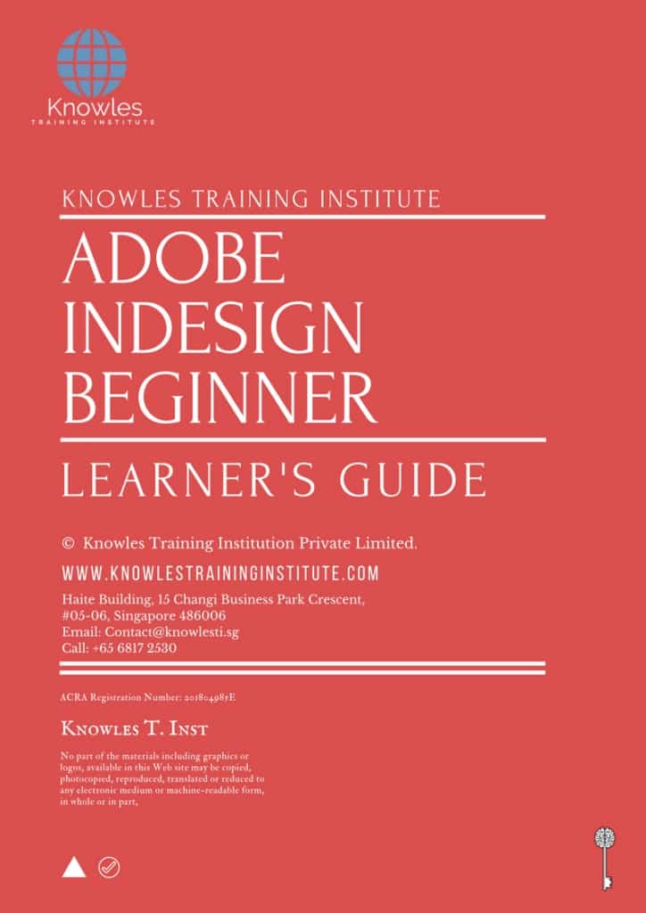 Adobe Indesign Beginner Training Course Learner’s Guide