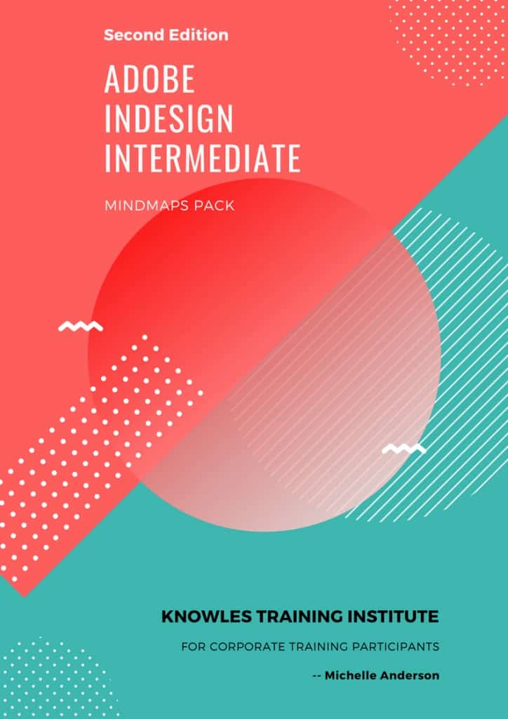 Adobe Indesign Intermediate Training Course MindMaps
