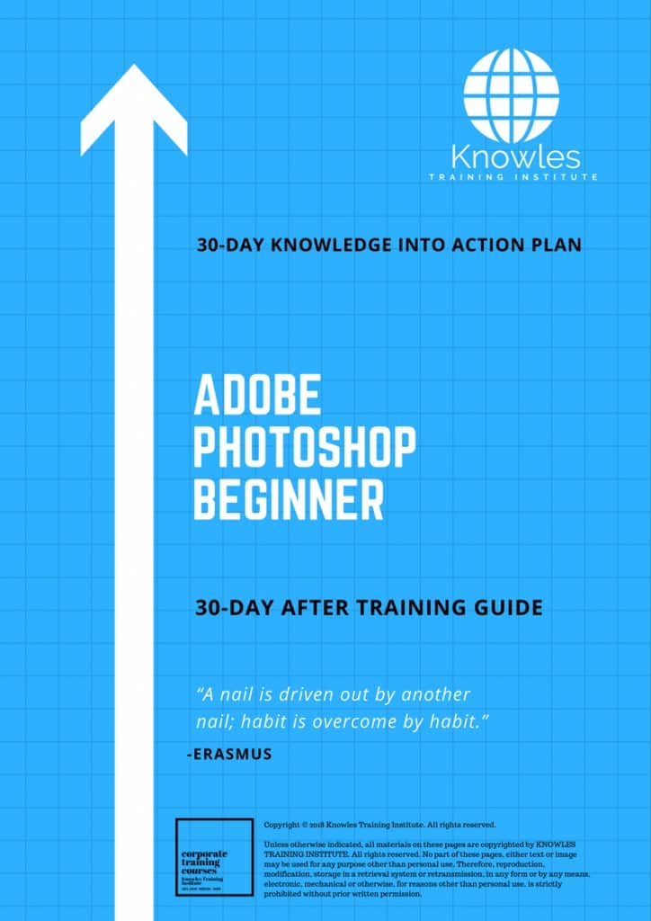 Adobe Photoshop Beginner 30 Day After Training Guide