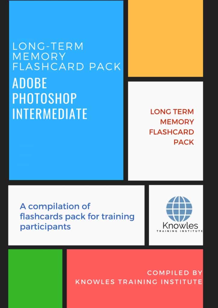 Adobe Photoshop Intermediate Training Flashcards