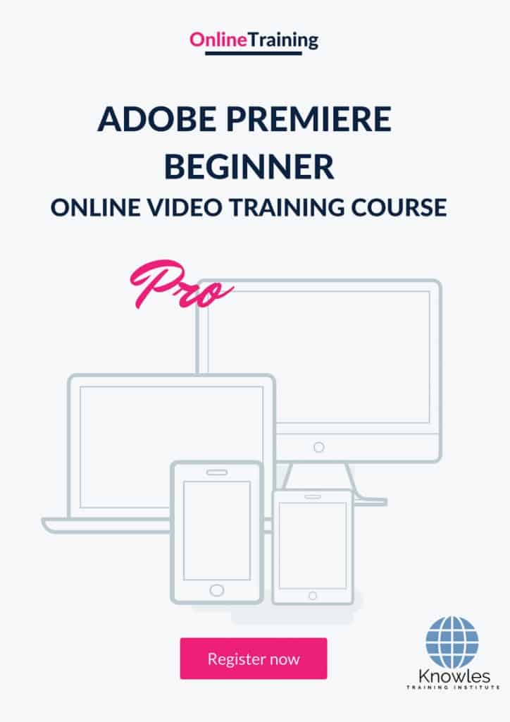 Adobe Premiere Beginner Online Training Video Course