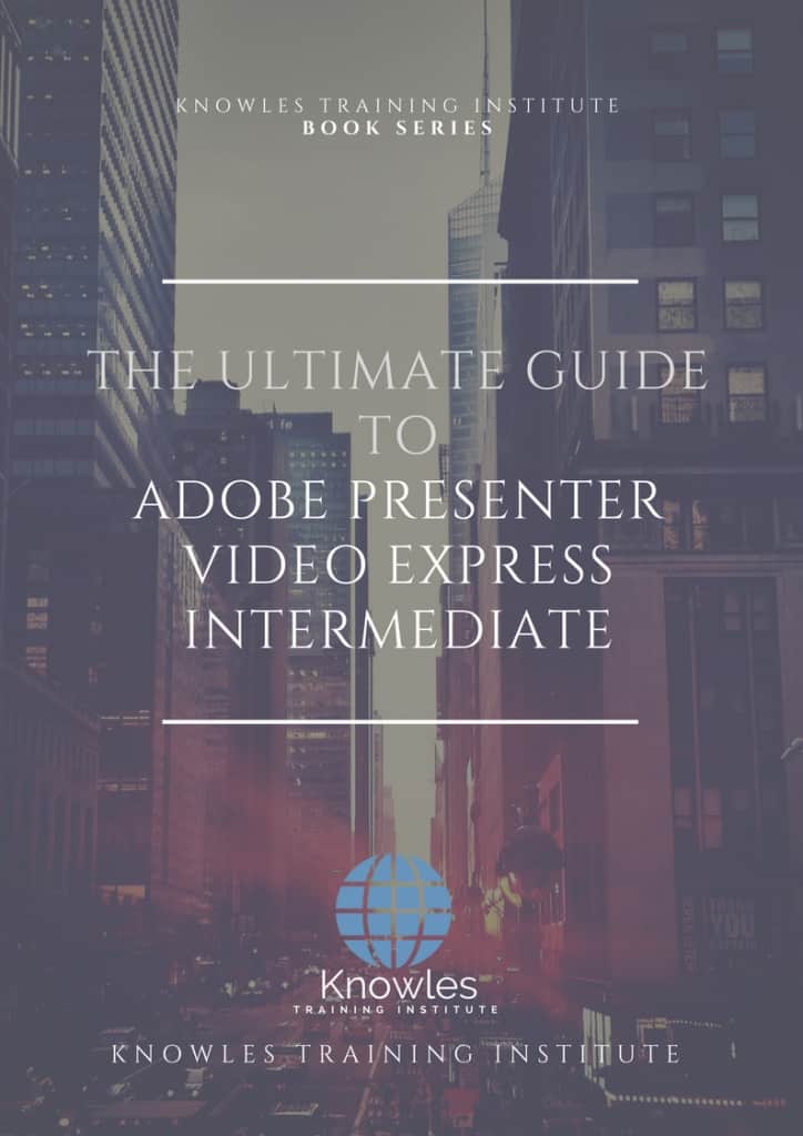 Adobe Presenter Video Express Intermediate Book