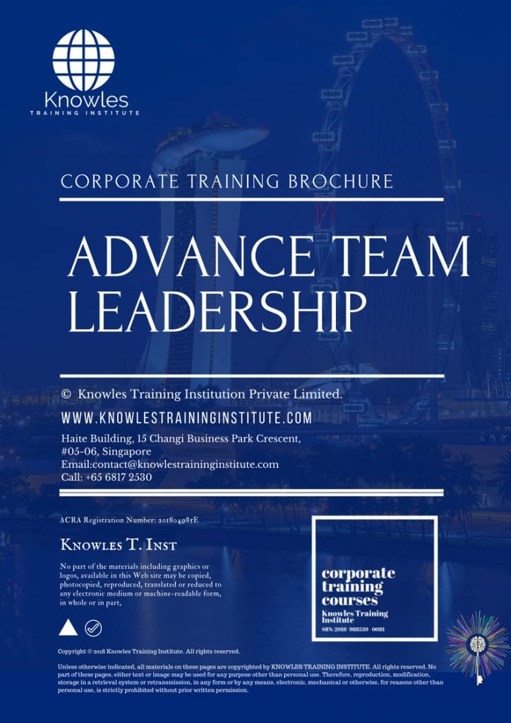 Advance Team Leadership Training Course Brochure