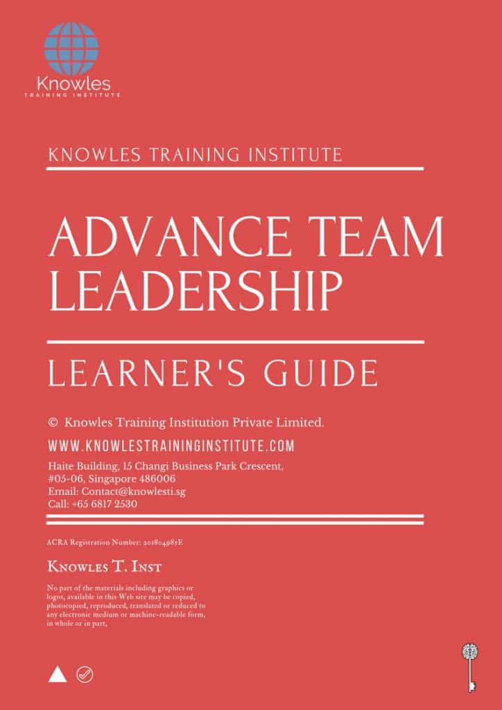 Advance Team Leadership Training Course Learner’s Guide