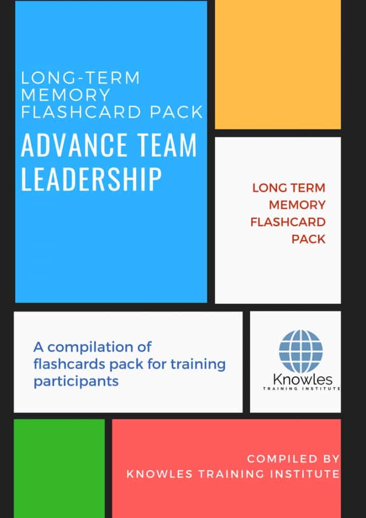 Advance Team Leadership Training Flashcards