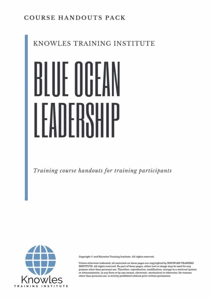Blue Ocean Leadership Course Handouts