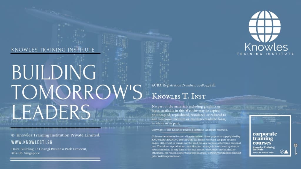 Building Tomorrow’s Leaders Training Course in Singapore