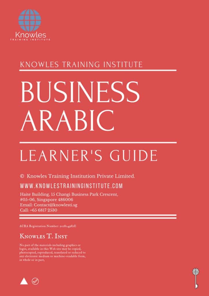 Business Arabic Training Course Learner’s Guide