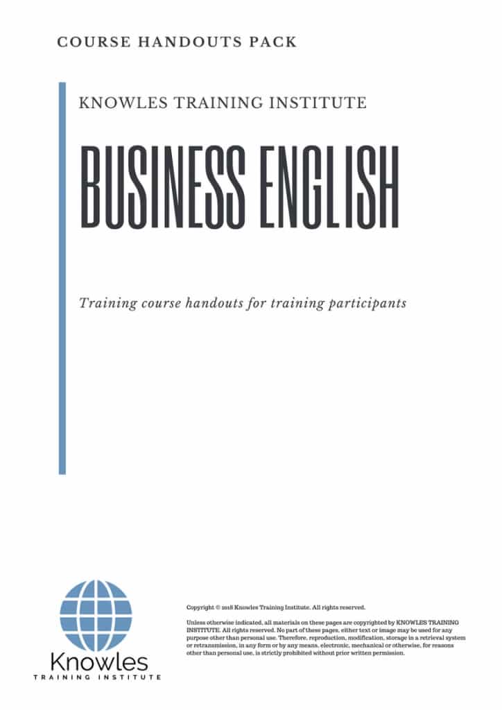 Business English Course Handouts