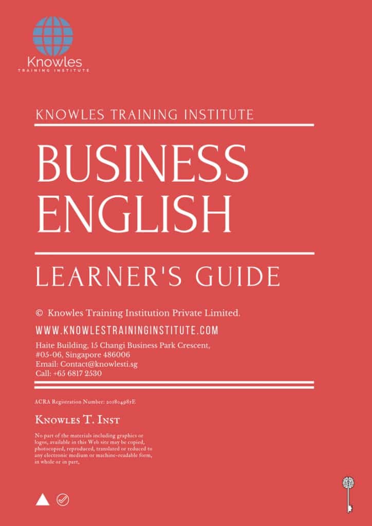Business English Training Course Learner’s Guide