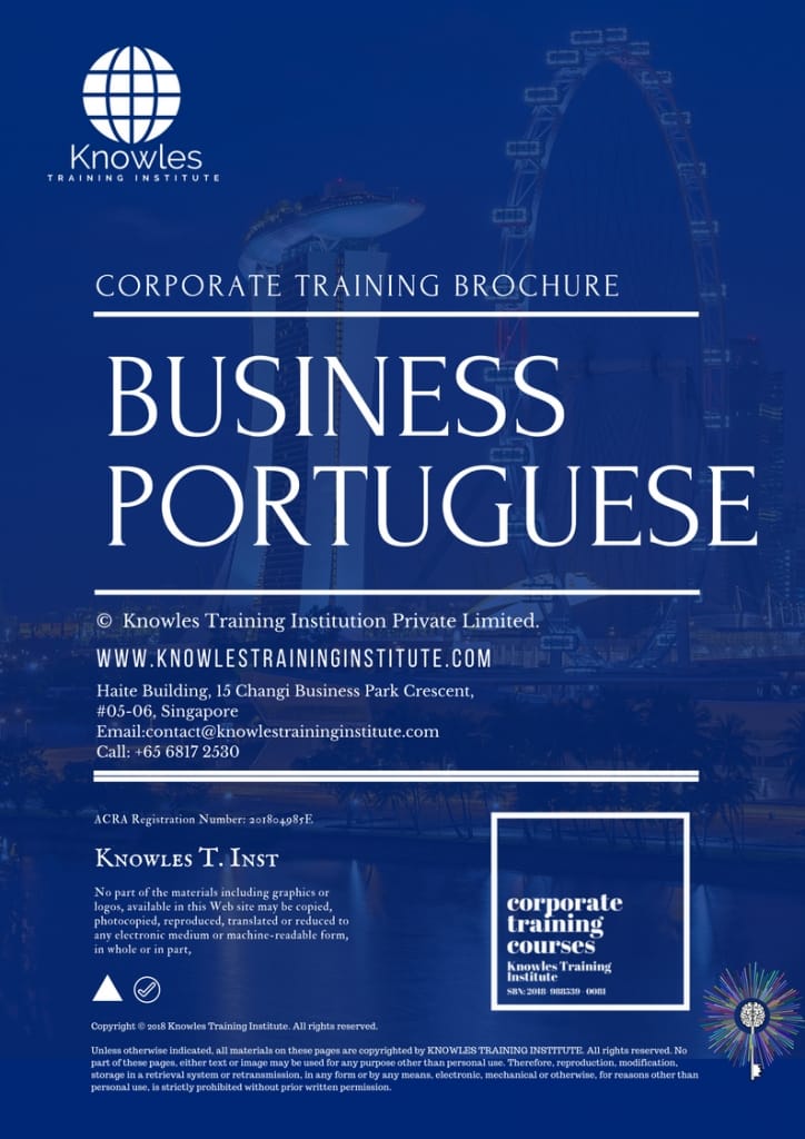 Business Portuguese Training Course Brochure