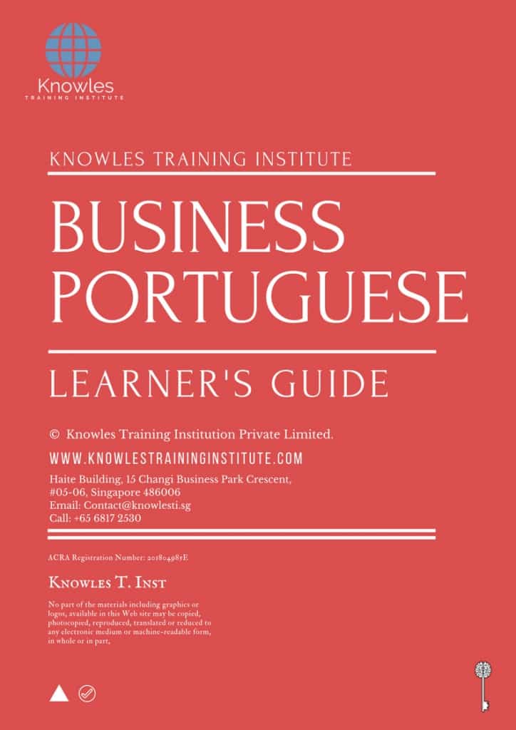 Business Portuguese Training Course Learner’s Guide